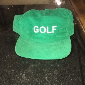 original, first GOLF WANG SnapBack corduroy green